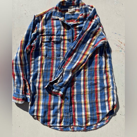 Denim & Supply Ralph Lauren Multicolor Plaid Casual Button Down Shirt - Picture 6 of 13